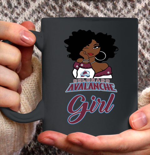 Colorado Avalanche Girl NHL Ceramic Mug 11oz 3