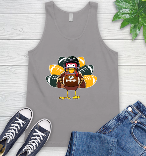 Green Bay Packers Turkey Thanksgiving Day Tank Top 4