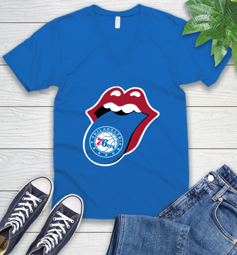 Philadelphia 76ers NBA Basketball Lips I Root For My Team Adoring Fan 54