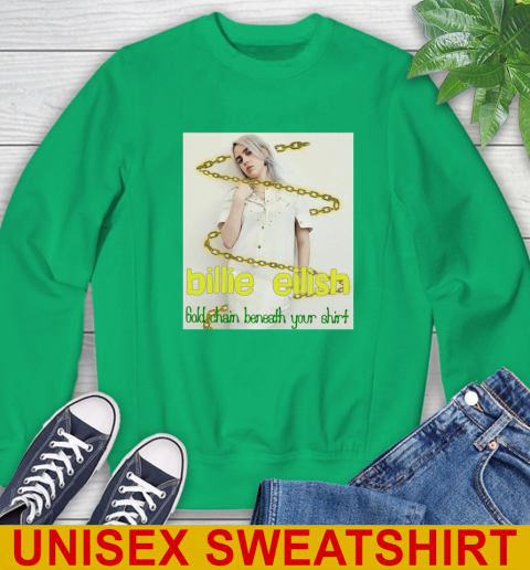 Billie Eilish Gold Chain Beneath Your Shirt 30