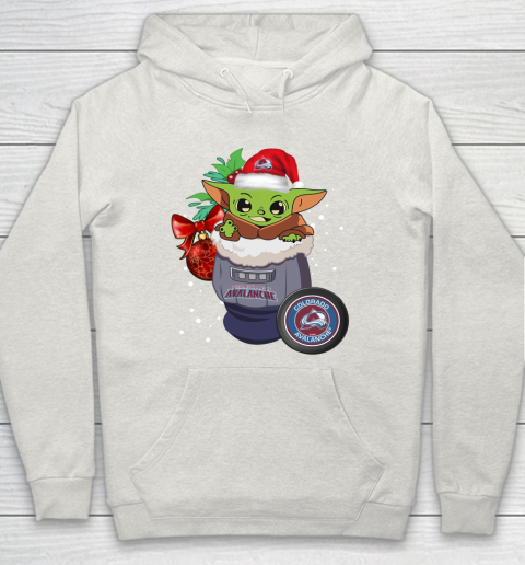 Colorado Avalanche Christmas Baby Yoda Star Wars Funny Happy NHL Hoodie 12