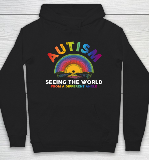Autism Seeing The World Funny Autism Awareness (2) Hoodie