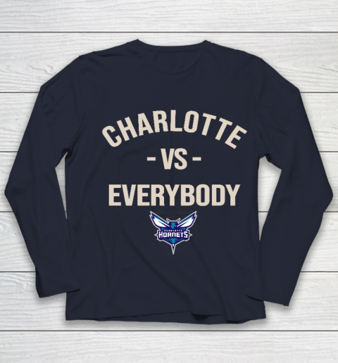 Charlotte Hornets Vs Everybody Youth Long Sleeve - Image 3