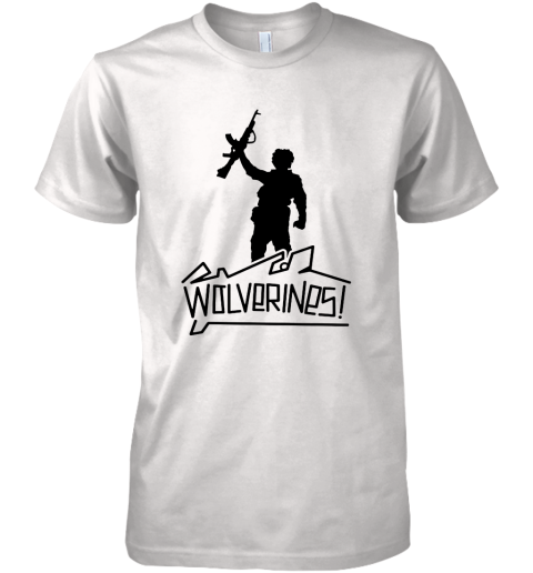 Red Dawn Wolverines Premium Men's T-Shirt