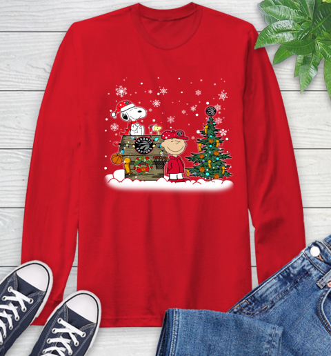 Toronto Raptors NBA Basketball Christmas The Peanuts Movie Snoopy Championship Long Sleeve T-Shirt 11