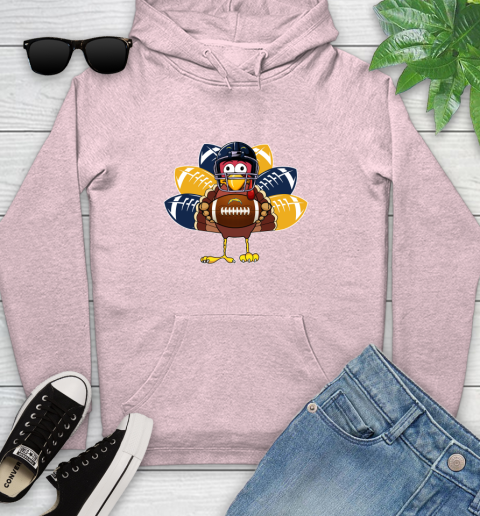 San Diego Chargers Turkey Thanksgiving Day Youth Hoodie 10