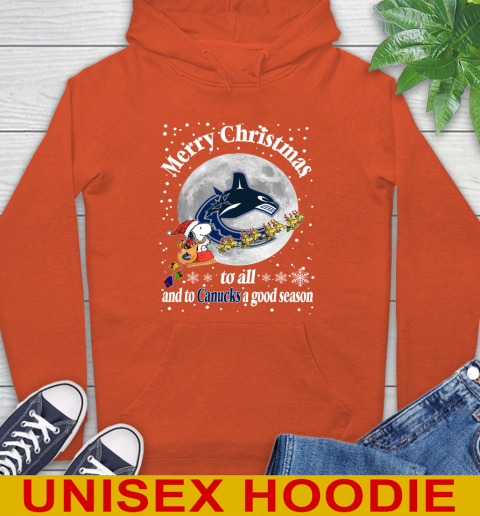 Vancouver Canucks Merry Christmas To All And To Canucks A Good Season NHL Hockey Sports Hoodie 4
