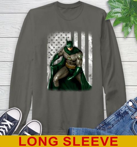 Milwaukee Bucks NBA Basketball Batman DC American Flag Shirt Long Sleeve T-Shirt 10