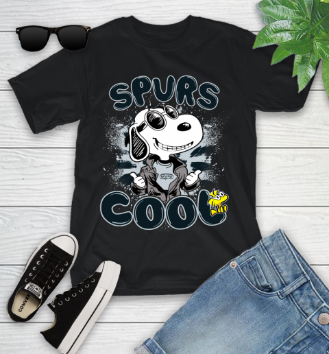 NBA Basketball San Antonio Spurs Cool Snoopy Shirt Youth T-Shirt