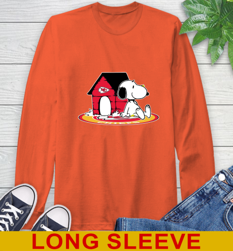 NFL Football Kansas City Chiefs Snoopy The Peanuts Movie Shirt Long Sleeve T-Shirt 5