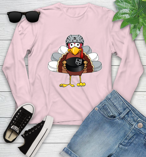 Los Angeles Kings Turkey Thanksgiving Day Youth Long Sleeve 10