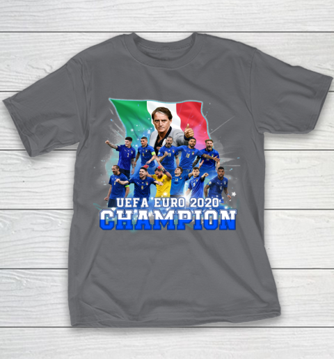 Italy European Champions 2020 Team Youth T-Shirt 5