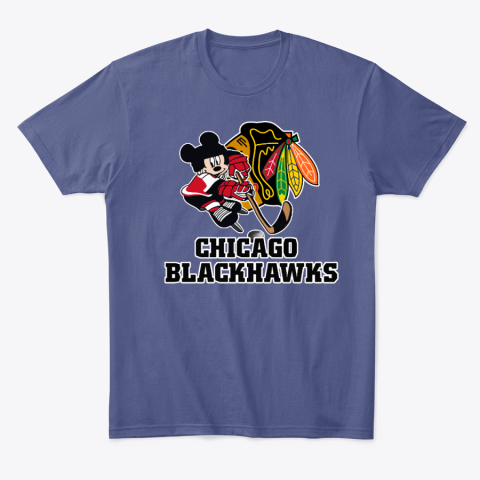 gjsc chicago blackhawks mickey mouse classic t shirt 2 front purple