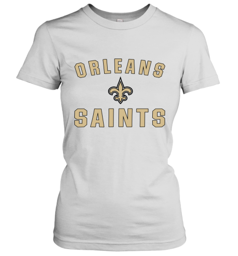 Orleans Saints NFL Pro Line By Fanatics Branded Gray Victory Women's T-Shirt
