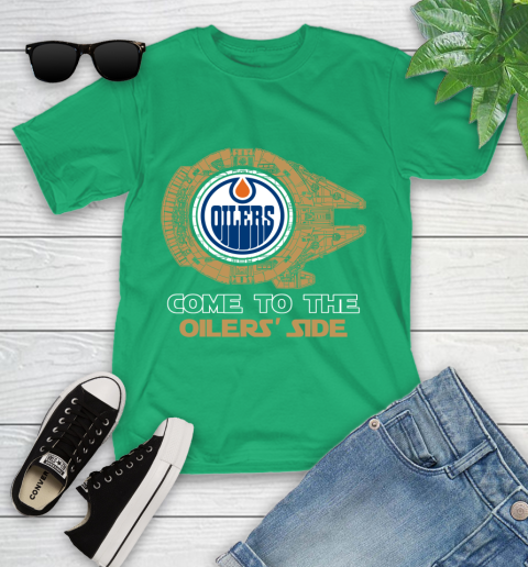 NHL Come To The Edmonton Oilers Wars Hockey Sports Youth T-Shirt 8