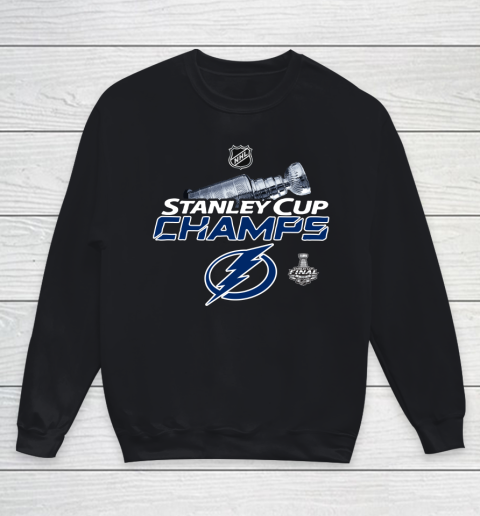 Stanley Cup Champions NHL Tampa Bay Lightning 2020 Stanley Cup Youth Sweatshirt