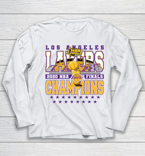 LA Lakers 2020 NBA Finals Champions Youth Long Sleeve