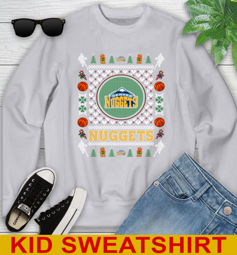 Denver Nuggets Merry Christmas NBA Basketball Loyal Fan Youth Sweatshirt 3