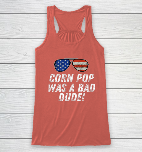 Joe Biden Corn Pop Was A Bad Dude Racerback Tank 3