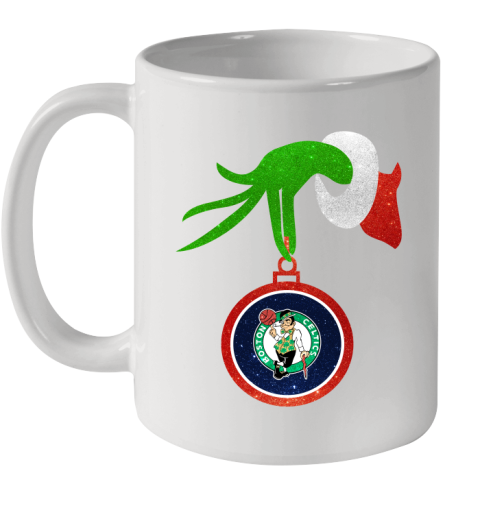 Boston Celtics Grinch Merry Christmas NBA Basketball Ceramic Mug 11oz