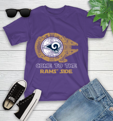 NFL Come To The Los Angeles Rams Wars Football Sports Youth T-Shirt 3
