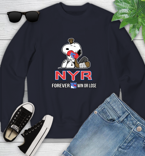NHL The Peanuts Movie Snoopy Forever Win Or Lose Hockey New York Rangers 117
