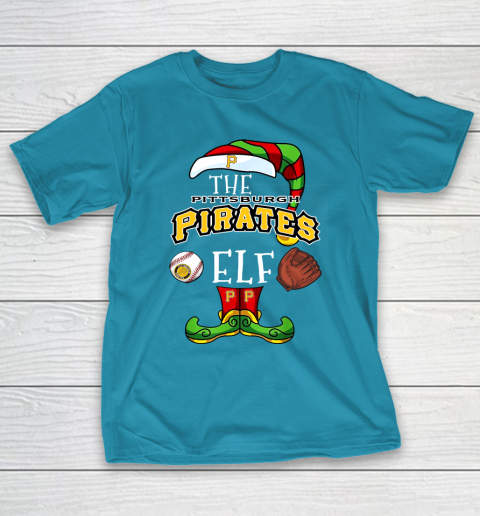 Pittsburgh Pirates Christmas ELF Funny MLB T-Shirt 7