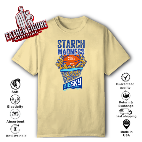 8mr0 starch madness big sky conference 2025 classic t shirt 2 front yellow haze