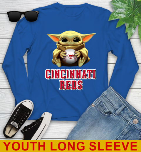 MLB Baseball Cincinnati Reds Star Wars Baby Yoda Shirt 131