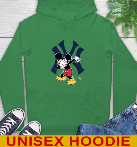 New York Yankees MLB Baseball Dabbing Mickey Disney Sports Hoodie 8