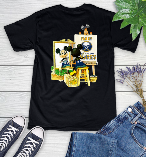 NHL Hockey Buffalo Sabres Mickey Drawing Shirt 72
