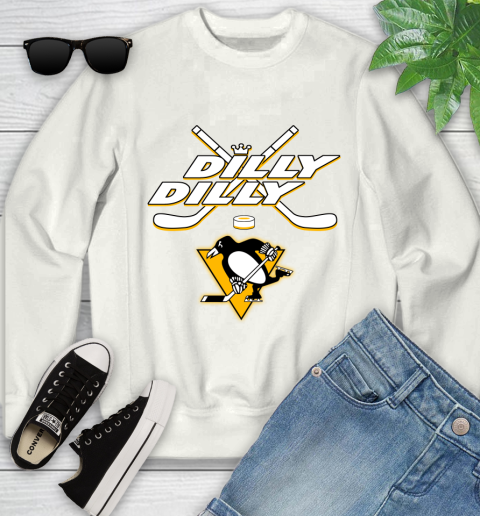 NHL Pittsburgh Penguins Dilly Dilly Hockey Sports Youth Sweatshirt