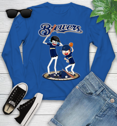 MLB Milwaukee Brewers Rick And Morty Baseball 133