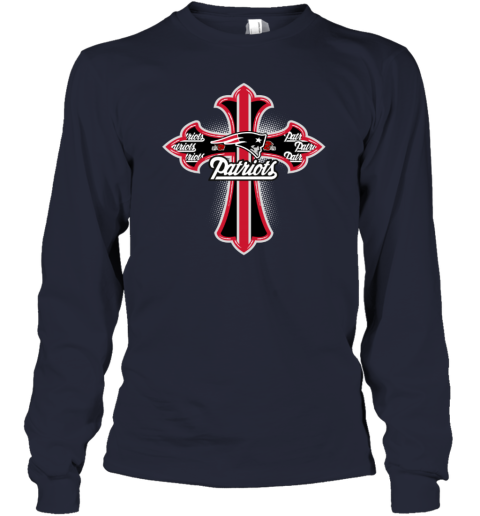 Youth Navy New England Patriots Long Sleeve T-Shirt