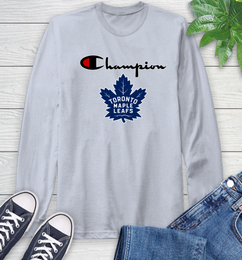 NHL Hockey Toronto Maple Leafs Champion Shirt Long Sleeve T-Shirt 4