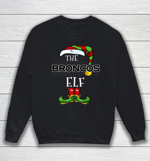 Denver Broncos Christmas ELF Funny NFL Sweatshirt