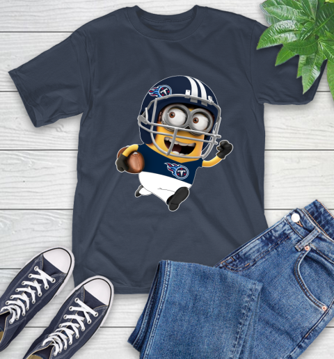 NFL Tennessee Titans Minions Disney Football Sports T-Shirt 4