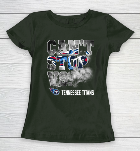 NFL Tennessee Titans Can't Stop Vs Women's T-Shirt 4