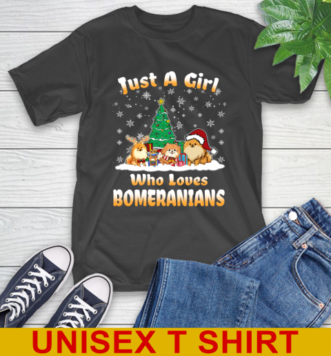 Christmas Just a girl who love pomeranians dog pet lover