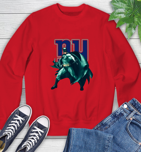NFL Batman Football Sports New York Giants Sweatshirt 10