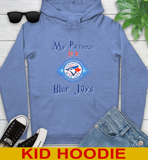 MLB Baseball Harry Potter My Patronus Is A Toronto Blue Jays Youth Hoodie 12