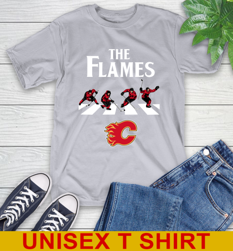 NHL Hockey Calgary Flames The Beatles Rock Band Shirt T-Shirt 6 NHL Hockey Calgary Flames The Beatles Rock Band Shirt T-Shirt - Image 6
