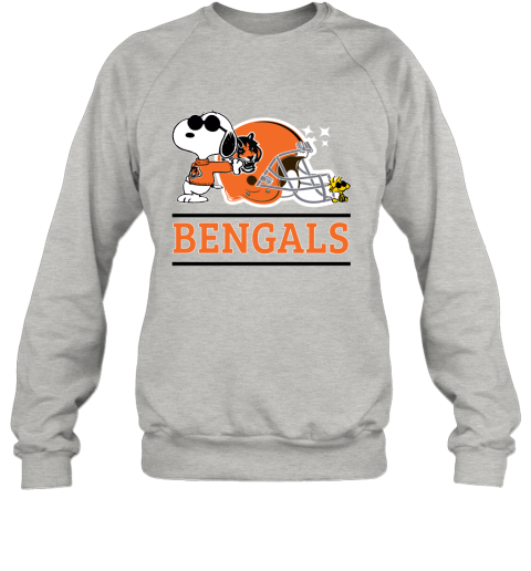 The Cincinnati Bengals Joe Cool And Woodstock Snoopy Mashup