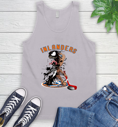 NHL New York Islanders Hockey Venom Groot Guardians Of The Galaxy Tank Top 4