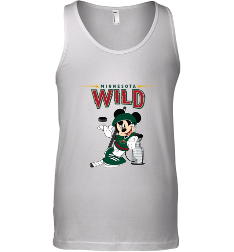 Mickey Minnesota Wild With The Stanley Cup Hockey NHL Tank Top