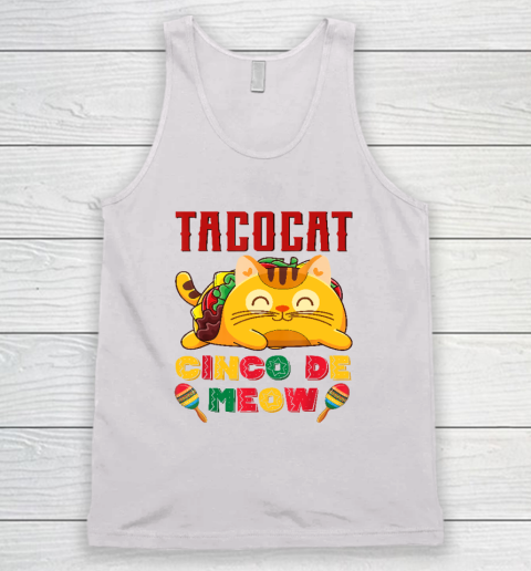 Cinco De Meow Taco Cat, Mexican Cinco De Mayo Cat Lovers Tank Top