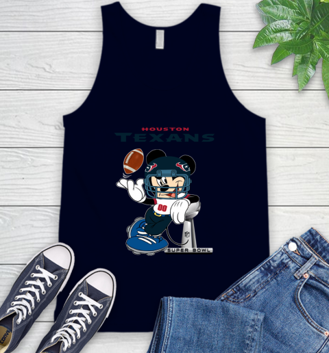 NFL Houston Texans Mickey Mouse Disney Super Bowl Football T Shirt Tank Top 3