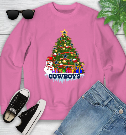 Dallas Cowboys Merry Christmas NFL Football Sports Youth Sweatshirt 7