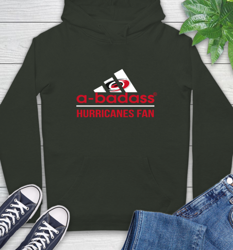 NHL A Badass Carolina Hurricanes Fan Adidas Hockey Sports Hoodie 12