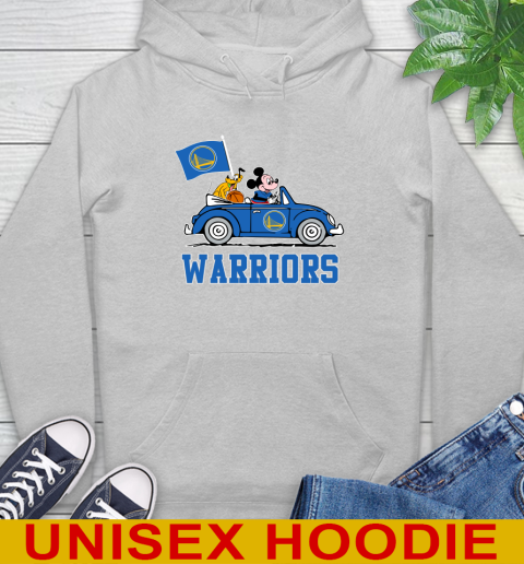 NBA Basketball Golden State Warriors Pluto Mickey Driving Disney Shirt Hoodie 6